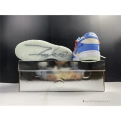 Hypeyourbeast Futura X Off-White X Nike Dunk Low Blue