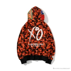 Hypeyourbeast BAPE X XO Co-Branded Camouflage Hoodie 'RED'