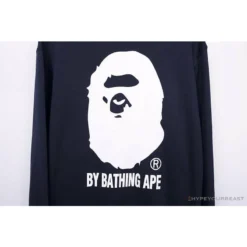 Hypeyourbeast BAPE Behind The Great Ape-Man Head Long Sleeve Shirt 'DARK BLUE' 12 Hypeyourbeast BAPE Behind The Great Ape-Man Head Long Sleeve Shirt 'DARK BLUE'