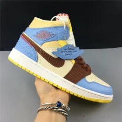 Hypeyourbeast Air Jordan 1 Mid SE Fearless Maison Chateau Rouge