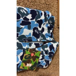 Hypeyourbeast Bape Jacket Blue Camo