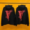 HypeYourBeast Vlone Black Red Serpent Hoodie