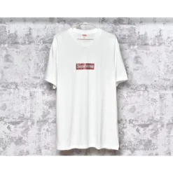 Hypeyourbeast Supreme Red Flash Box Logo Tee Shirt T-Shirts