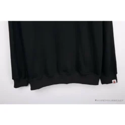 Hypeyourbeast Clothes BAPE Behind The Great Ape-Man Head Long Sleeve Shirt 'BLACK'