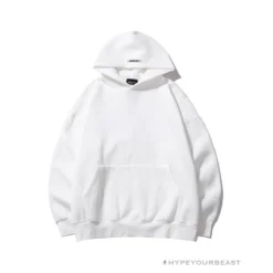HypeYourBeast FOG Hoodie Reflective ‘ESSENTIALS’ White Hoodies & Jackets