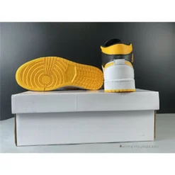 Hypeyourbeast Air Jordan 1 Mid 'Red Yellow Swoosh'