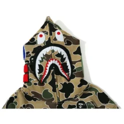 Hypeyourbeast BAPE Shark Head STA Star Camouflage Hoodie 'YELLOW' Clothes 18 Hypeyourbeast BAPE Shark Head STA Star Camouflage Hoodie 'YELLOW' Clothes