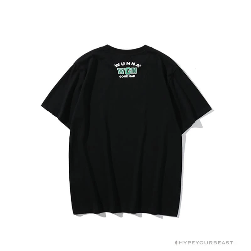 Hypeyourbeast Clothes BAPE Paint Splash Green Camouflage Tee Shirt 'BLACK' 2 Hypeyourbeast Clothes BAPE Paint Splash Green Camouflage Tee Shirt 'BLACK'