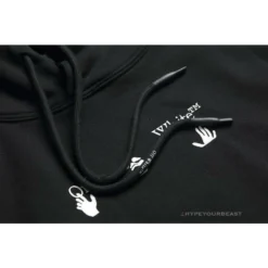 HypeYourBeast Hoodies & Jackets Off White Hoodie Black BLUE 18 HypeYourBeast Hoodies & Jackets Off White Hoodie Black BLUE