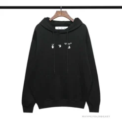 HypeYourBeast Hoodies & Jackets Off White Hoodie Black BLUE