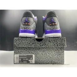 Hypeyourbeast Air Jordan 3 'Court Purple Black Cement'