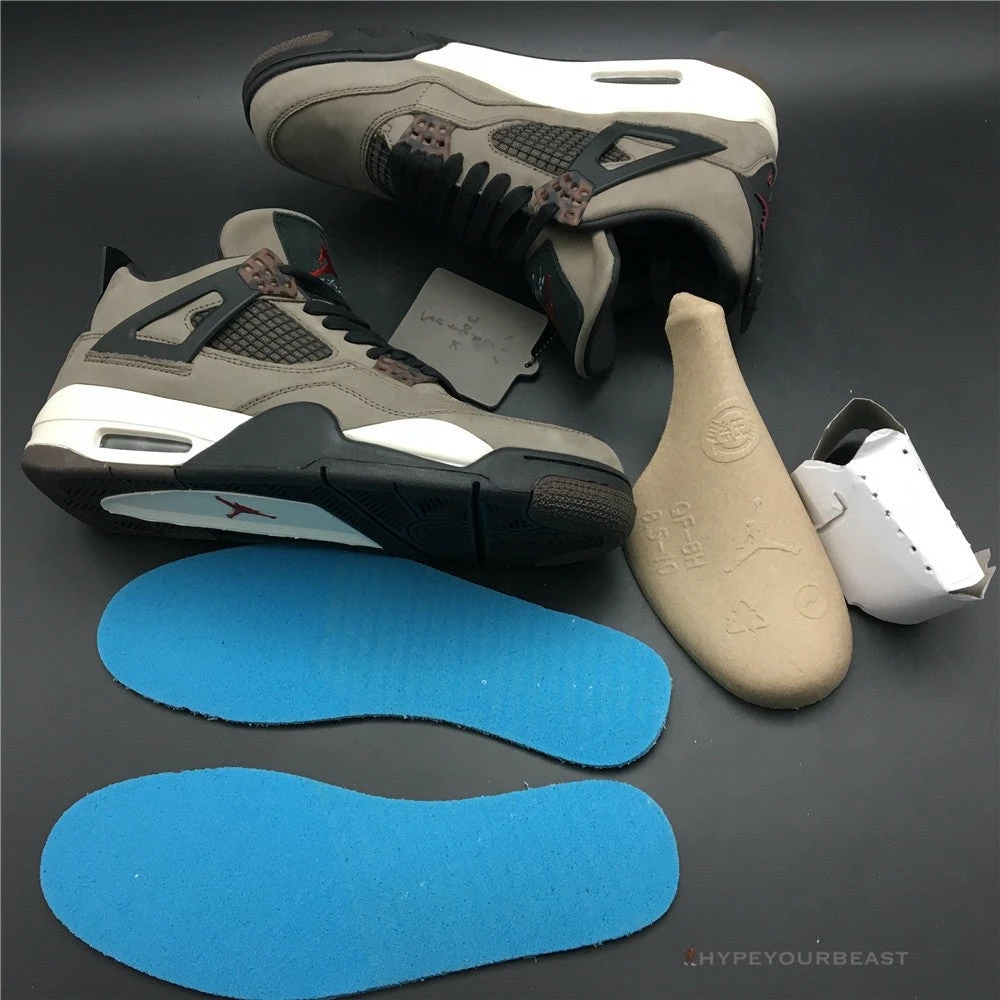 Hypeyourbeast Travis Scott X Air Jordan 4 Dark Mocha 25 Hypeyourbeast Travis Scott X Air Jordan 4 Dark Mocha