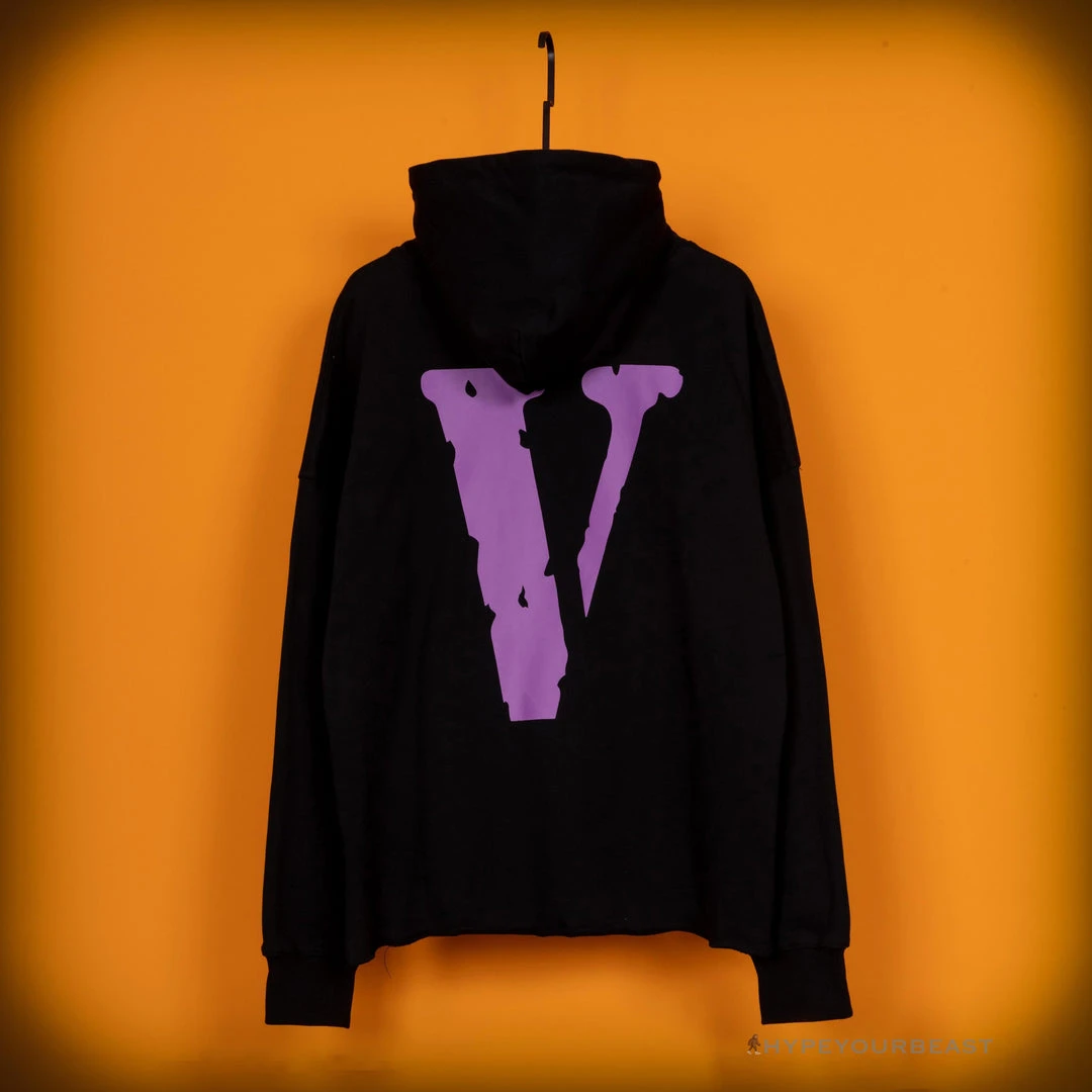 HypeYourBeast Hoodies & Jackets Vlone Purple Black Hoodie 6 HypeYourBeast Hoodies & Jackets Vlone Purple Black Hoodie