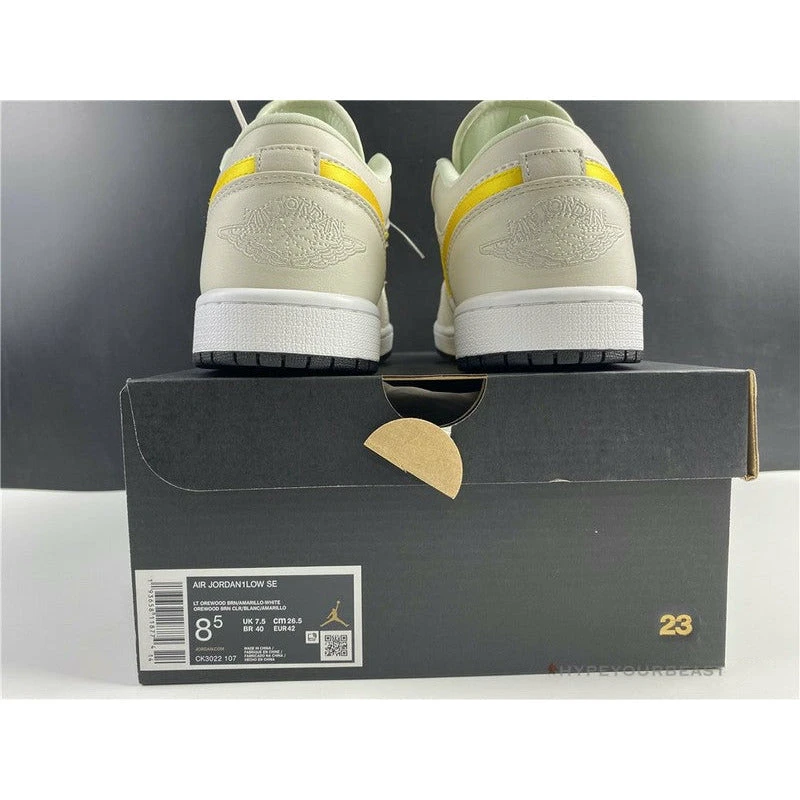 Hypeyourbeast Air Jordan 1 Low 'Palm Tree Beige Yellow' 11 Hypeyourbeast Air Jordan 1 Low 'Palm Tree Beige Yellow'