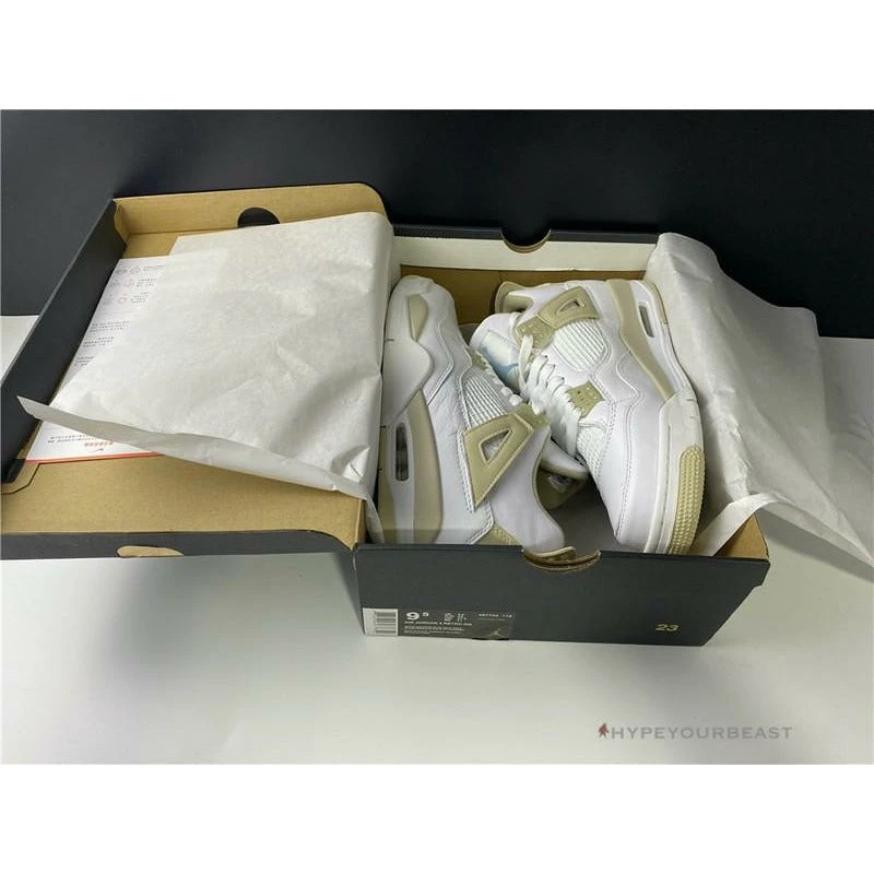 HypeYourBeast Air Jordan 4 White Gold 4 HypeYourBeast Air Jordan 4 White Gold