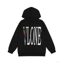 HypeYourBeast Hoodies & Jackets Vlone Hoodie Black Rainbow