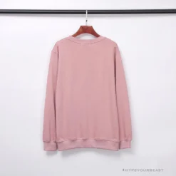 Hypeyourbeast BAPE Classic Ape Head Embroidered Long Sleeve Shirt 'PINK' Clothes