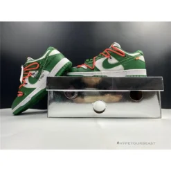 Hypeyourbeast Nike Off-White X Dunk Low 'Pine Green'
