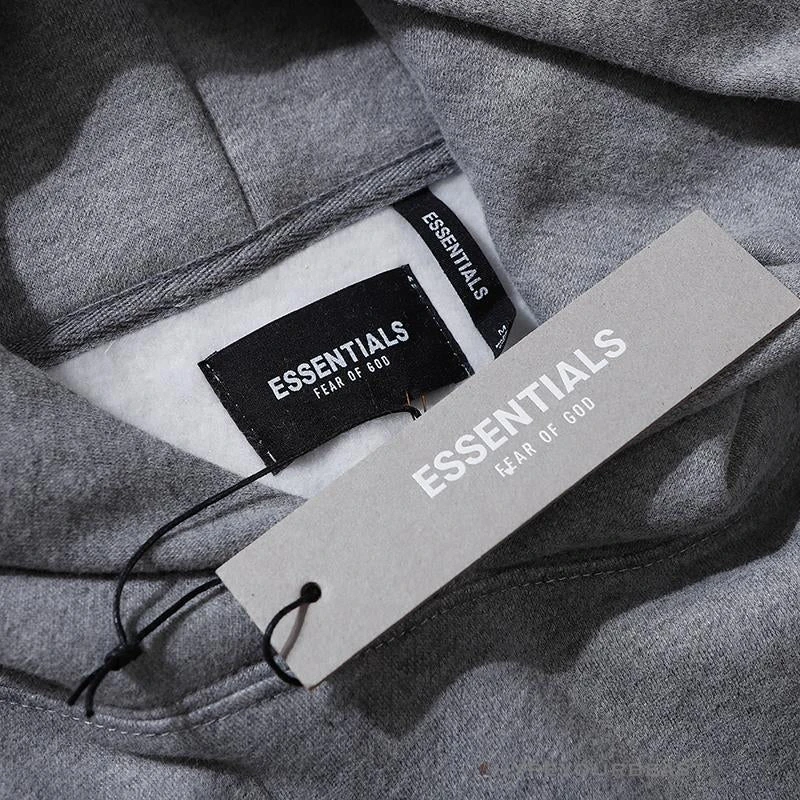 HypeYourBeast Hoodies & Jackets FOG Hoodie Reflective ‘ESSENTIALS’ Dark Gray 4 HypeYourBeast Hoodies & Jackets FOG Hoodie Reflective ‘ESSENTIALS’ Dark Gray