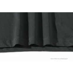 Hypeyourbeast BAPE Messy Letters Upside Down Little Ape Head Tee Shirt 'BLACK'