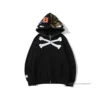 Hypeyourbeast Bape Camo Hoodie Skeleton Cross Camo Clothes