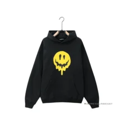 HypeYourBeast BCG Smile Hoodie Black Hoodies & Jackets