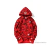 HypeYourBeast Bape Camo Hoodie Red Camouflage