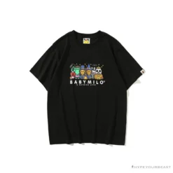Hypeyourbeast BAPE Baby Milo Halloween Tee Shirt 'BLACK'