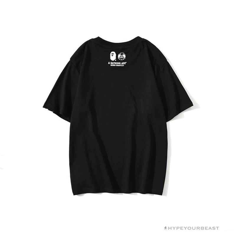 Hypeyourbeast Clothes BAPE Co-Branded Fly Boy Tee Shirt 'BLACK' 2 Hypeyourbeast Clothes BAPE Co-Branded Fly Boy Tee Shirt 'BLACK'