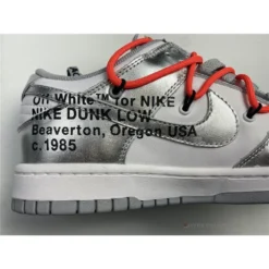 Hypeyourbeast Nike Off-White X Dunk Low 'Metallic Silver’ 22 Hypeyourbeast Nike Off-White X Dunk Low 'Metallic Silver’