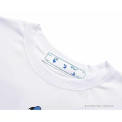 Hypeyourbeast OFF-WHITE Summer Donald Duck Print Tee Shirt 'WHITE'