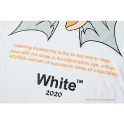 Hypeyourbeast T-Shirts OFF-WHITE Jerry Move Faster Tee Shirt 'WHITE'