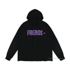 HypeYourBeast Hoodies & Jackets Vlone Purple And Black Friends Hoodie