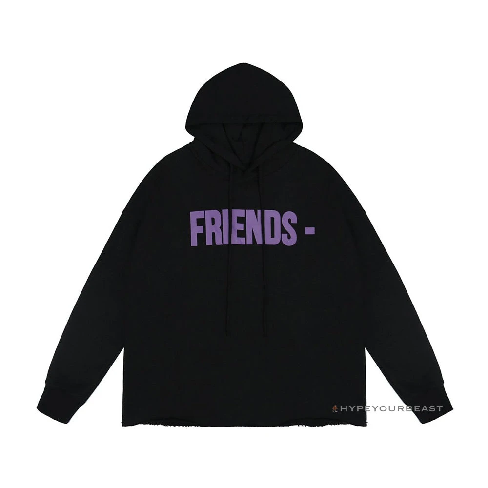 HypeYourBeast Hoodies & Jackets Vlone Purple And Black Friends Hoodie 1 HypeYourBeast Hoodies & Jackets Vlone Purple And Black Friends Hoodie