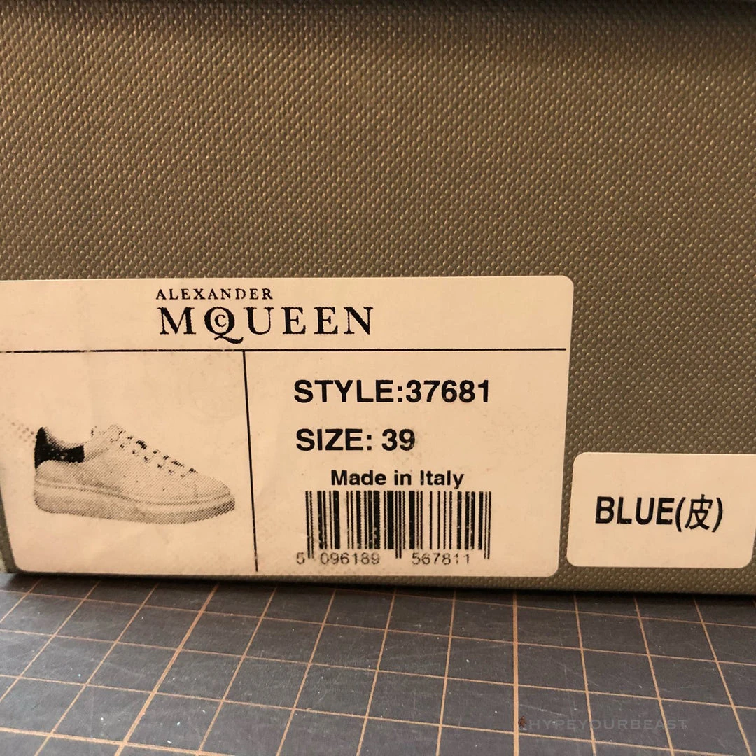 HypeYourBeast Alexander McQueen White / Navy 12 HypeYourBeast Alexander McQueen White / Navy