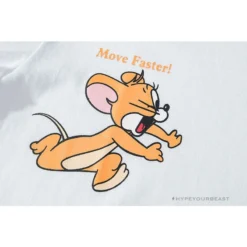 Hypeyourbeast T-Shirts OFF-WHITE Jerry Move Faster Tee Shirt 'WHITE'