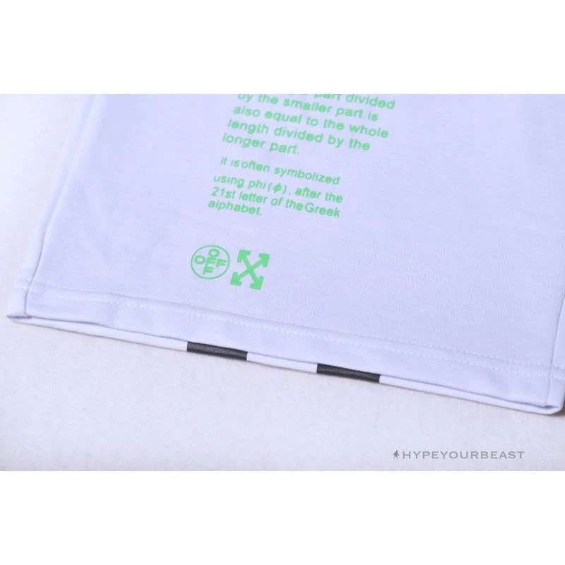 Hypeyourbeast OFF-WHITE Golden Ratio Shorts 'WHITE' 16 Hypeyourbeast OFF-WHITE Golden Ratio Shorts 'WHITE'