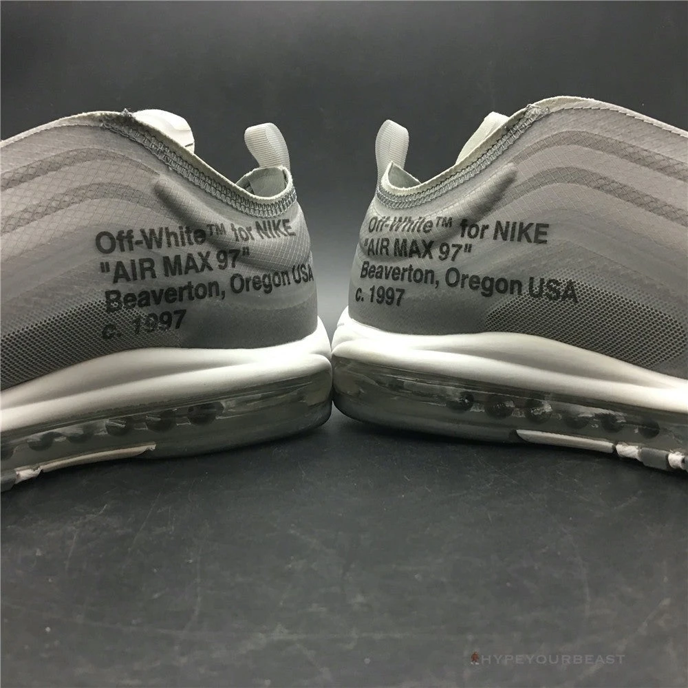Hypeyourbeast Off White X Nike Air Max 97 Light Grey Black White 4 Hypeyourbeast Off White X Nike Air Max 97 Light Grey Black White