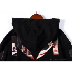 Hypeyourbeast OFF-WHITE Skull And Writing Hoodie 'BLACK' Hoodies & Jackets