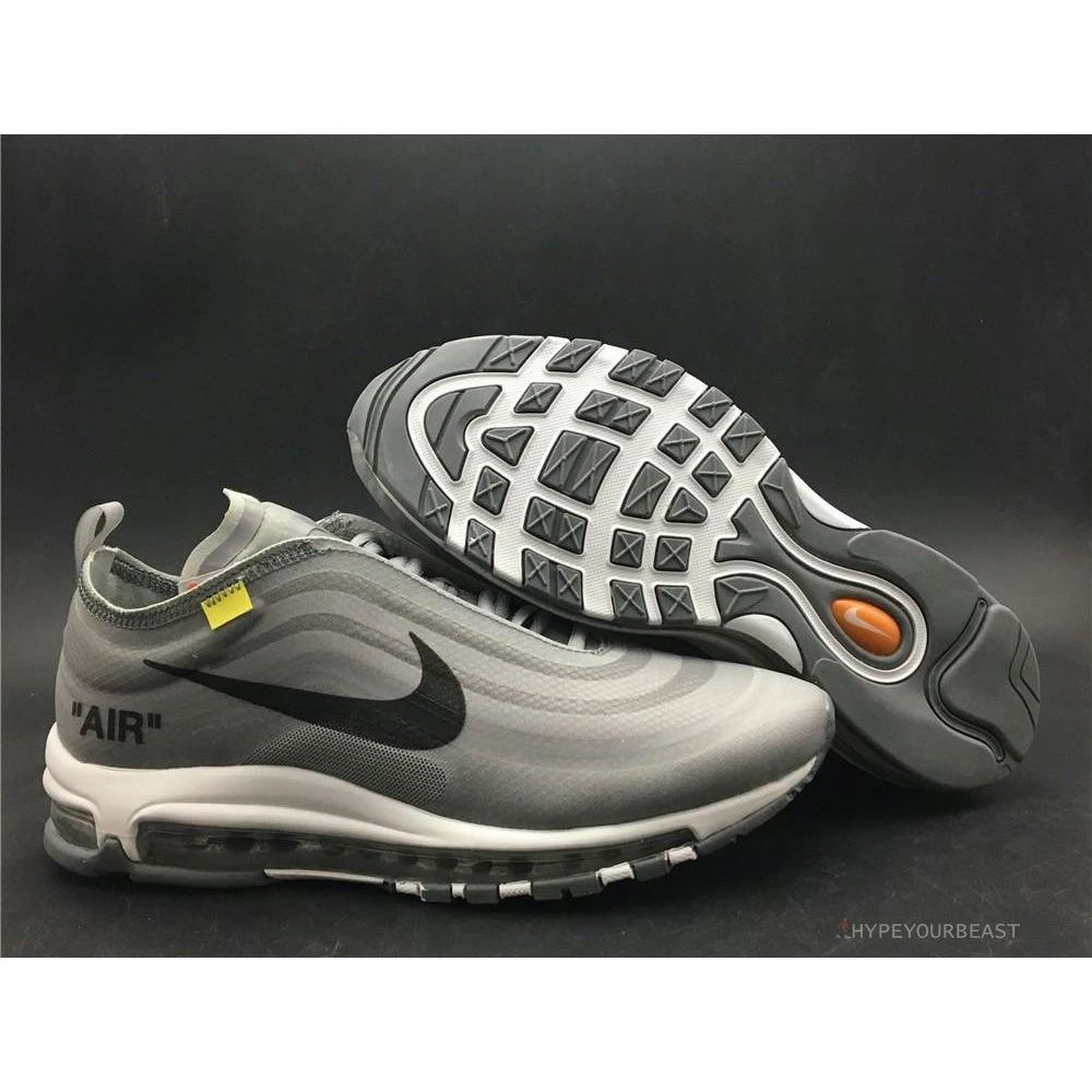 Hypeyourbeast Off White X Nike Air Max 97 Light Grey Black White 1 Hypeyourbeast Off White X Nike Air Max 97 Light Grey Black White