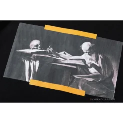 Hypeyourbeast T-Shirts OFF-WHITE Orange Hand Tee Shirt 'BLACK'