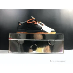 Hypeyourbeast Off White X Nike Dunk Low Black Orange