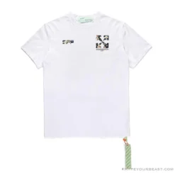 Hypeyourbeast T-Shirts OFF-WHITE Daisy Graffiti Arrow Conley Tee Shirt 'WHITE'
