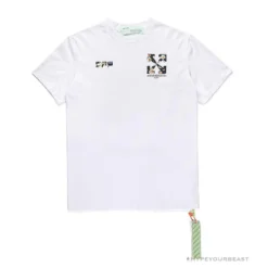 Hypeyourbeast T-Shirts OFF-WHITE Daisy Graffiti Arrow Conley Tee Shirt 'WHITE'