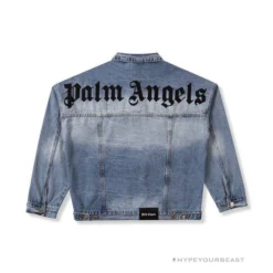 HypeYourBeast Hoodies & Jackets Palm Angels Jean Jacket Blue