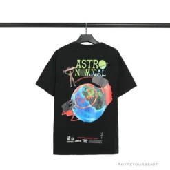 Hypeyourbeast OFF-WHITE Travis Scott Cactus Jack Kakty Comek Tee Shirt 'BLACK'