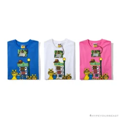 Hypeyourbeast BAPE Baby Milo Sesame Street Carp Streamer Tee Shirt 'BLUE'