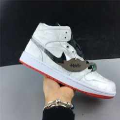 Hypeyourbeast Air Jordan 1 Mid X CLOT White