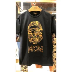 Hypeyourbeast BAPE X MCM Camouflage Ape Head Tee Shirt 'BLACK' 23 Hypeyourbeast BAPE X MCM Camouflage Ape Head Tee Shirt 'BLACK'