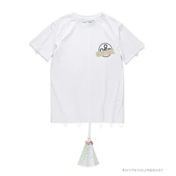 Hypeyourbeast T-Shirts OFF-WHITE Explosive Strip Basic Arrow Tee Shirt 'WHITE'